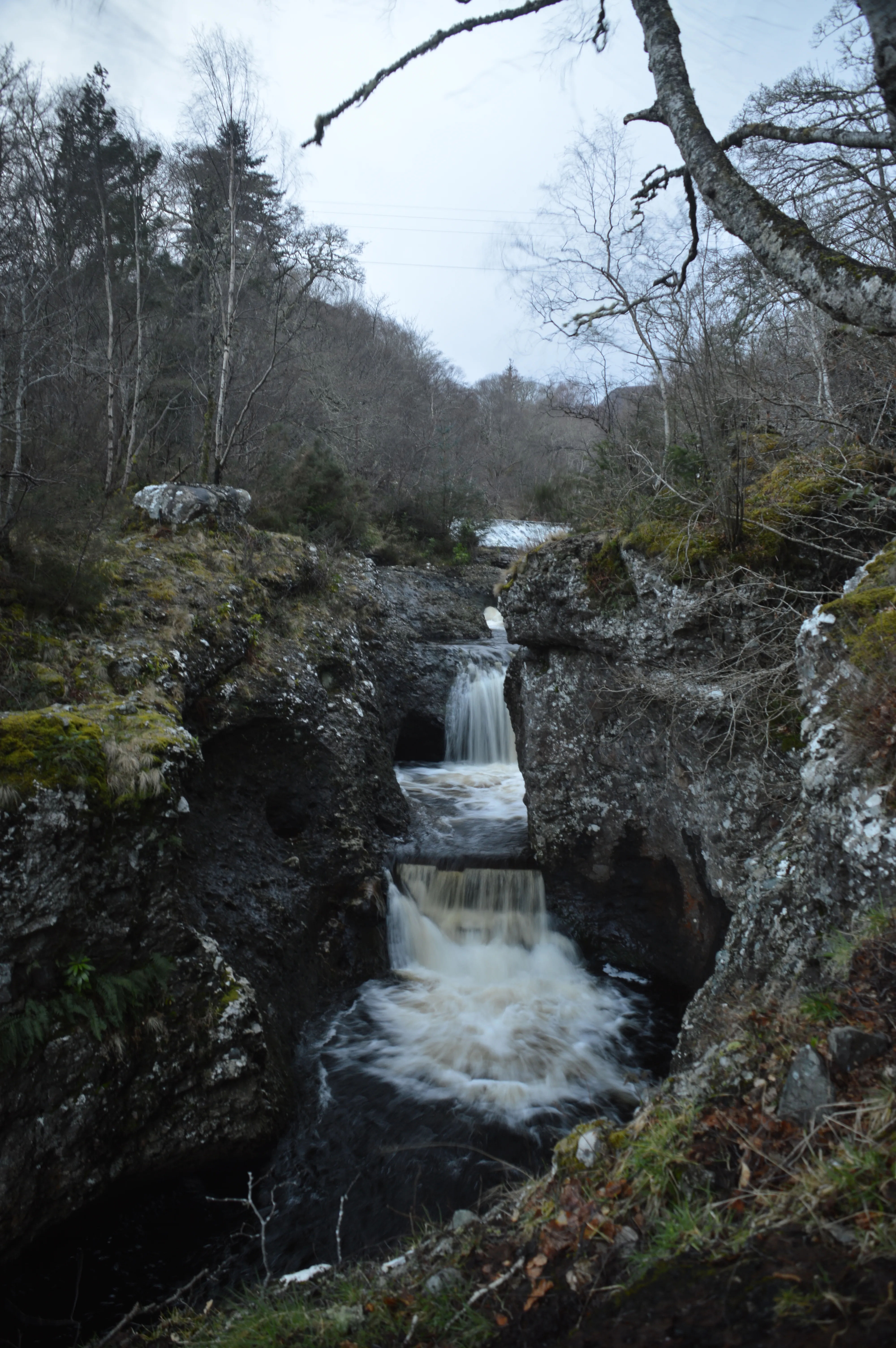 La cascade un peu plus bas