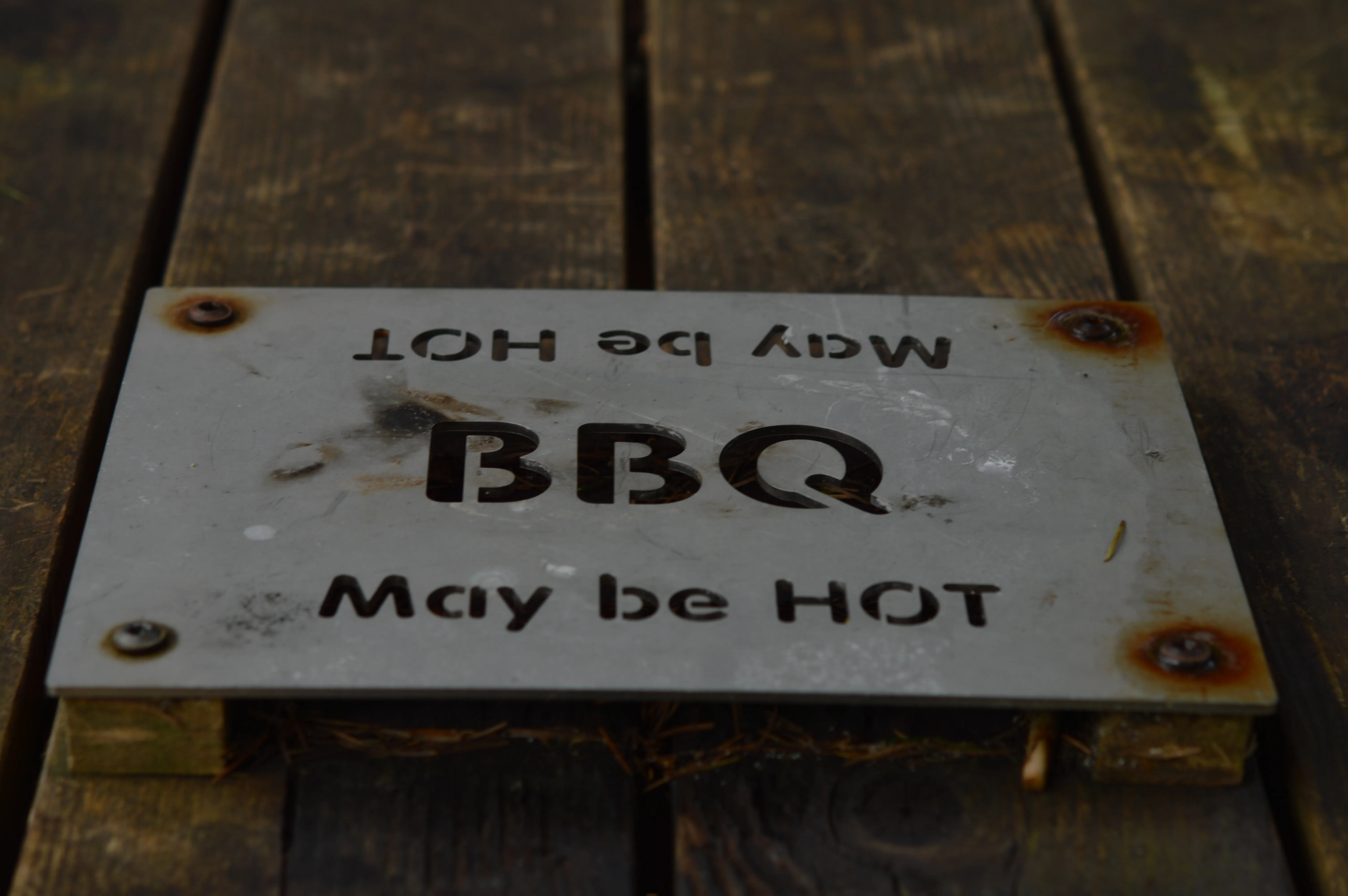 BBQ spot, May be hot